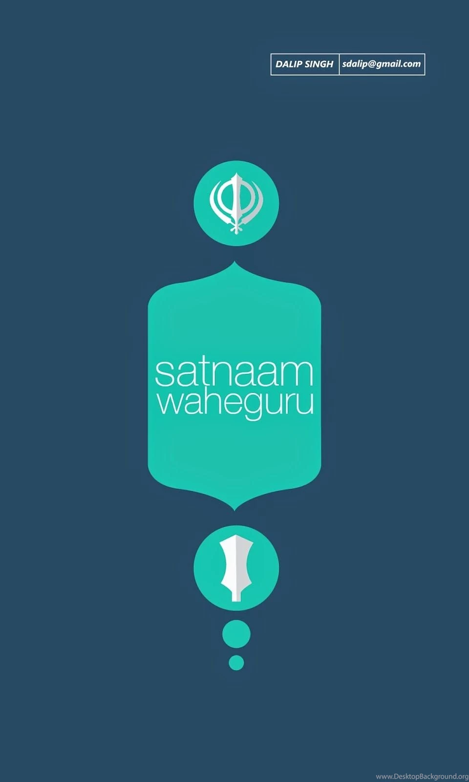 Satnaam Waheguru (Mobile Wallpapers)