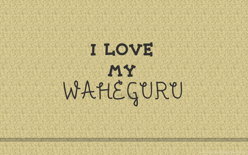 I Love Waheguru, Waheguru Love Images
