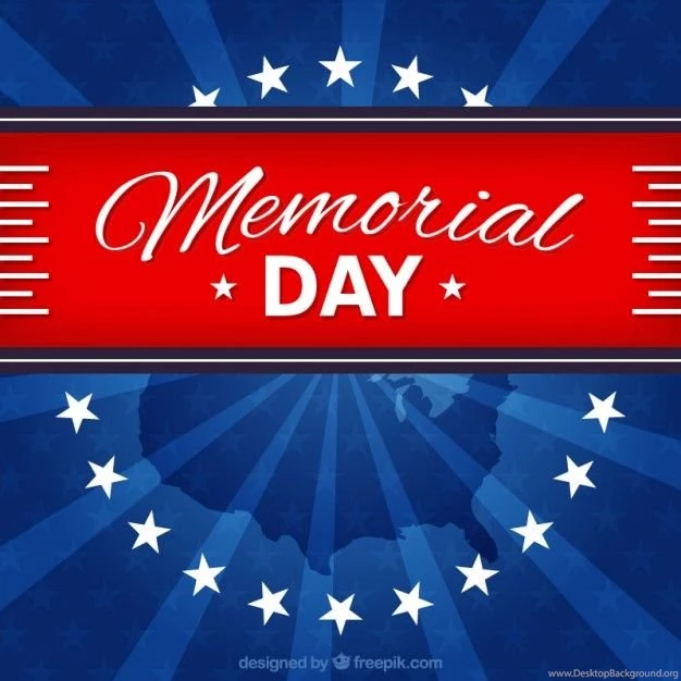 Patriotic Backgrounds For Memorial Day Vector