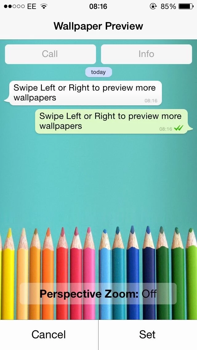 New WhatsApp Wallpaper, They Didn't Sharpen The Light Blue Pencil ...