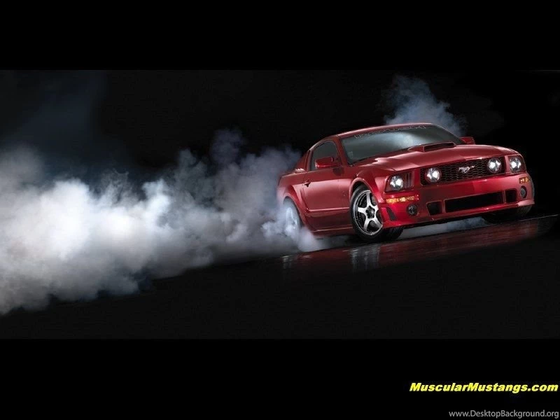 2005 Roush Mustang Burnout Wallpapers