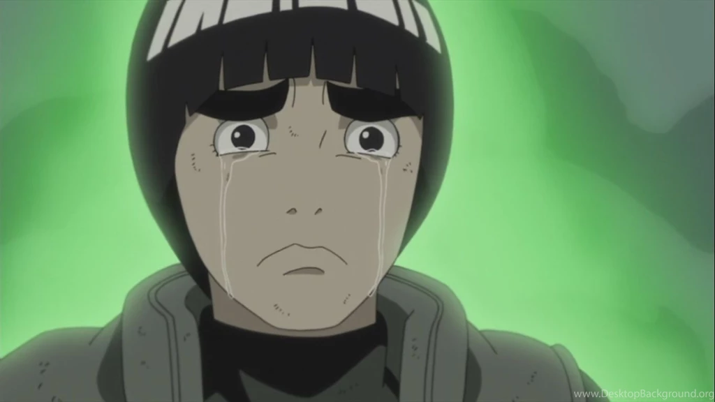 Rock Lee Crys For Might Guy