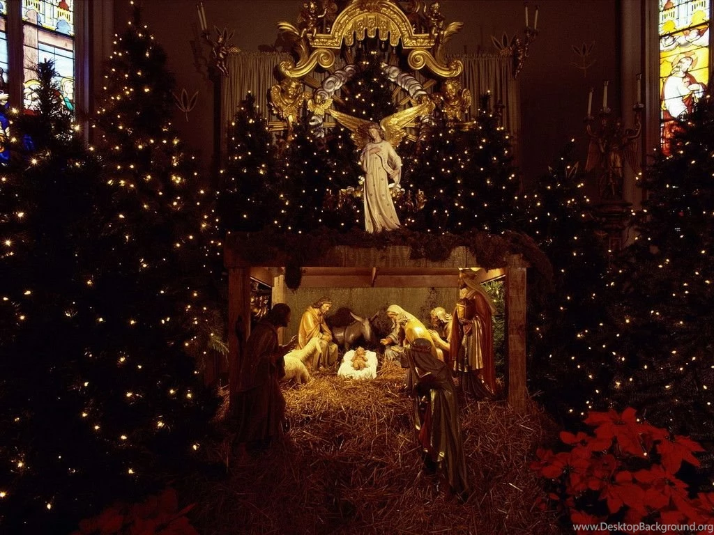 Nativity Scene At Christmas HD Wallpapers