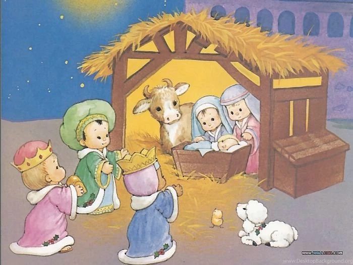 Magi Found Mary And Jesus In The Barn   The Nativity Scene ...