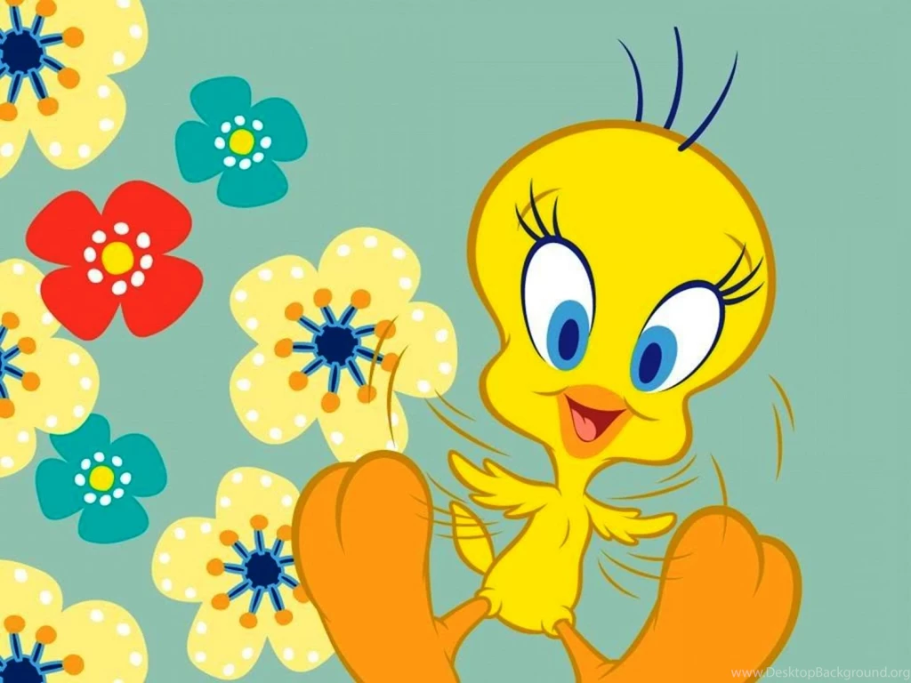 Baby Tweety With Flower Wallpapers Picture, Baby Tweety With Flower ...