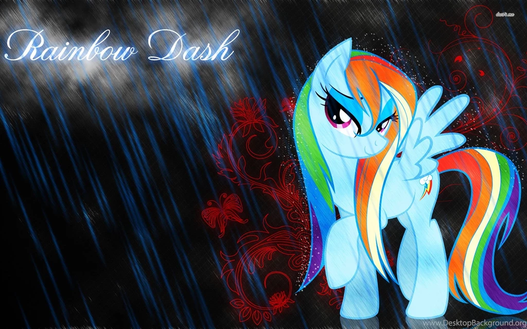 Proud Rainbow Dash In The Rain My Little Pony: Friendship ...