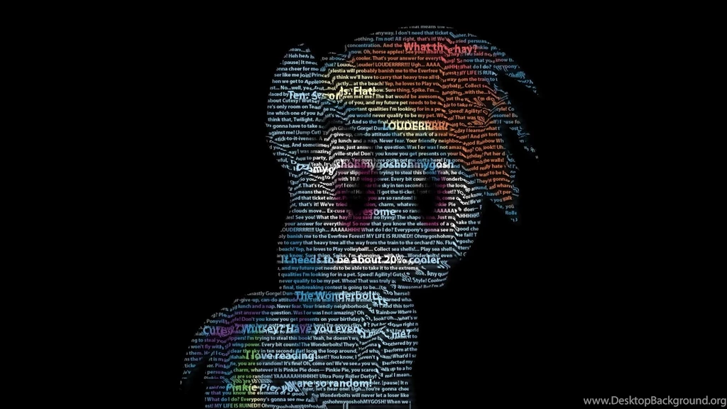 Quotes Typography My Little Pony Rainbow Dash Wallpapers ...