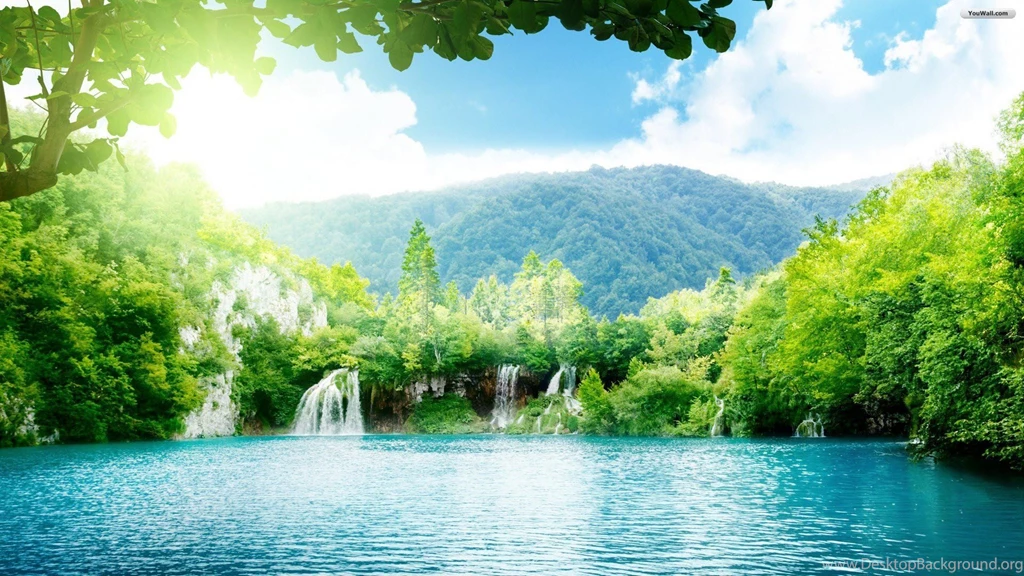 YouWall Sunny Blue Lake Wallpapers Wallpaper,wallpapers,free ...