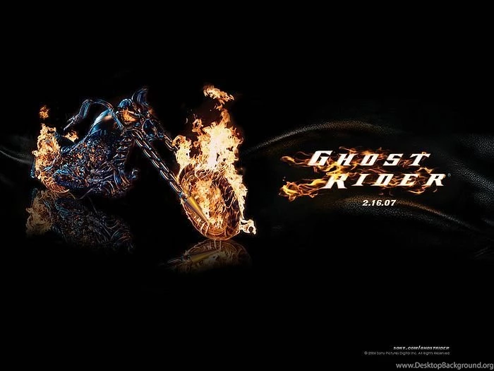 Ghost Rider Burning Bike Wallpapers 9 Wallcoo.net