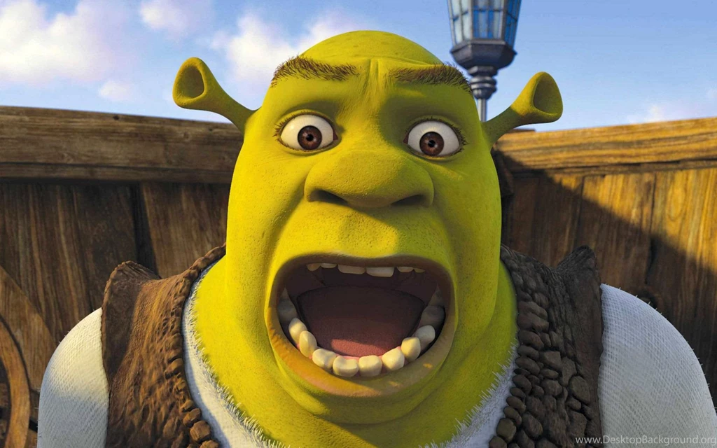 Shrek Reaction Face   Wallpaper.