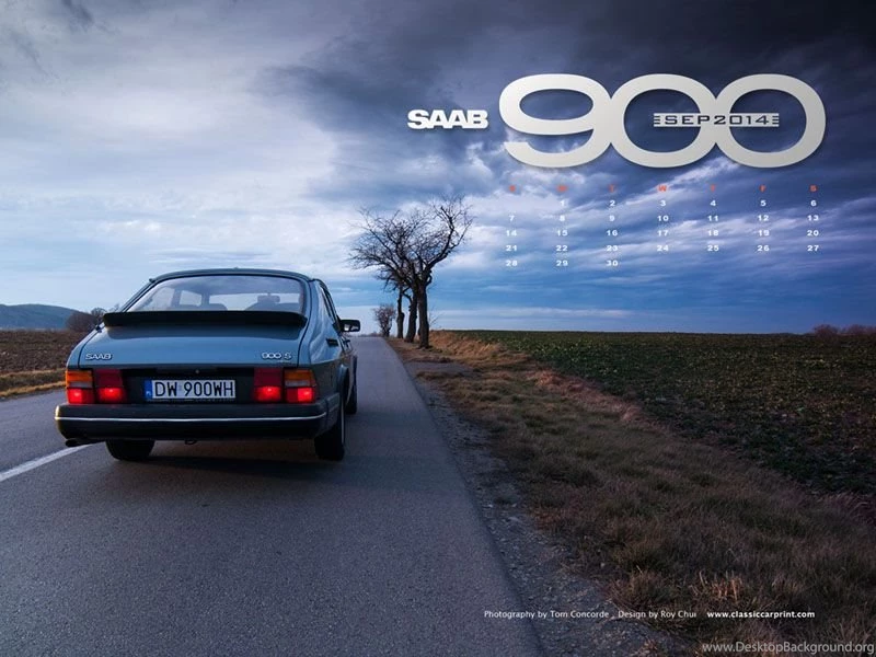 Download SAAB Calendar Wallpapers For September 2014