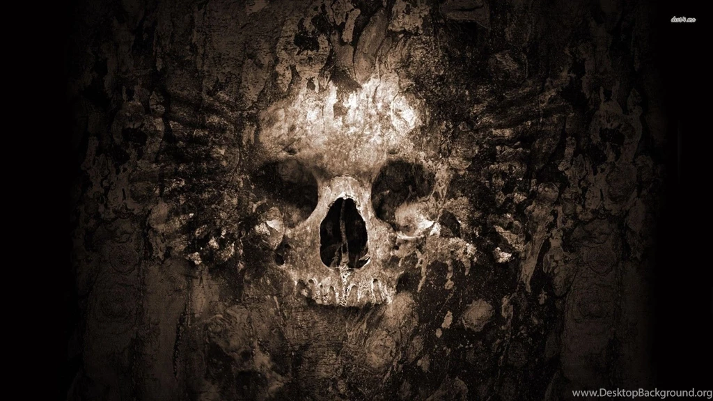 Free Download Cool Digital Art Goth Skull Wallpaper, HQ ...