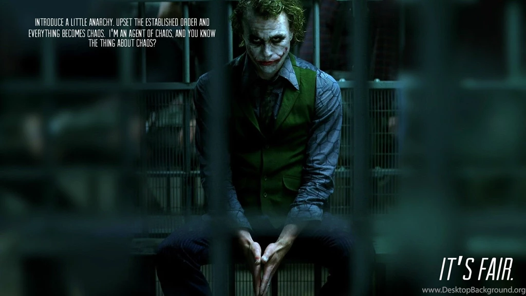 Batman Dc Comics Heath Ledger Jail Quotes The Dark Knight The ...
