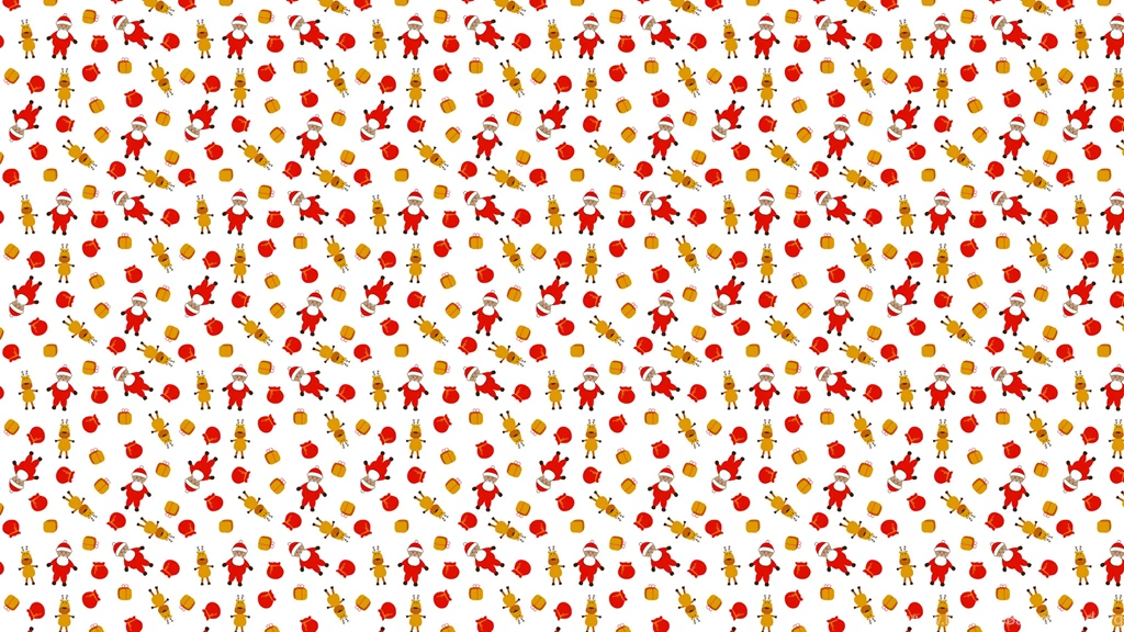 Santa And Reindeer Desktop Wallpapers