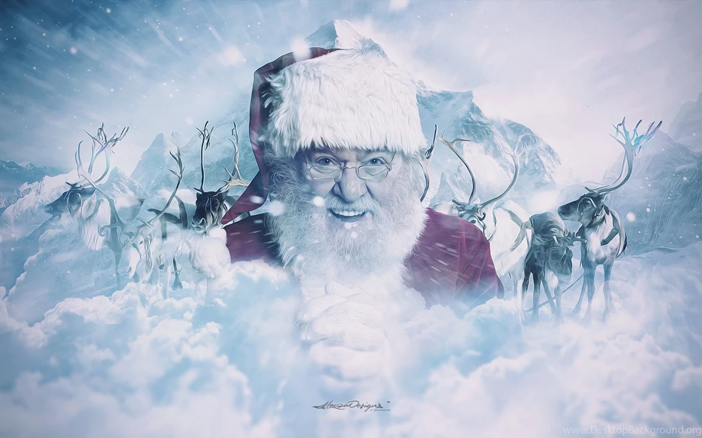 Santa Claus And His Reindeer Wallpapers :: HD Wallpapers