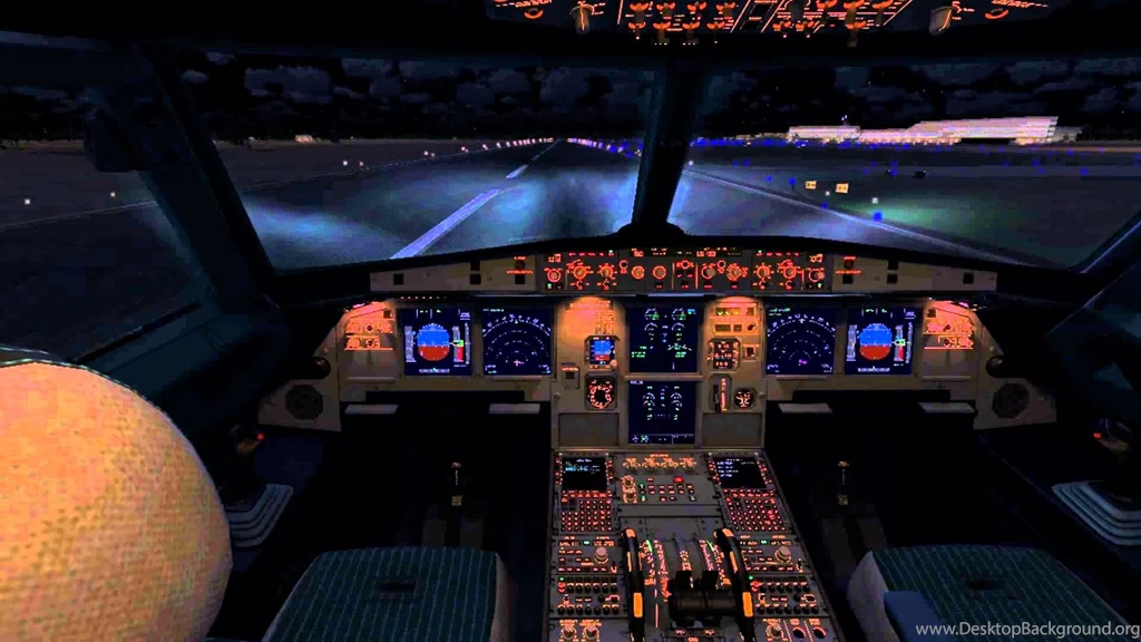 Aerosoft Airbus X Extended A320 USAIR Cockpit Landing   HD   YouTube