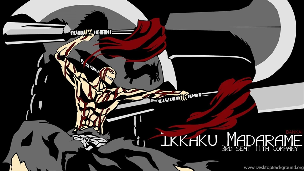 Bleach Ikkaku Madarame Bankai Vectors Wallpapers   (