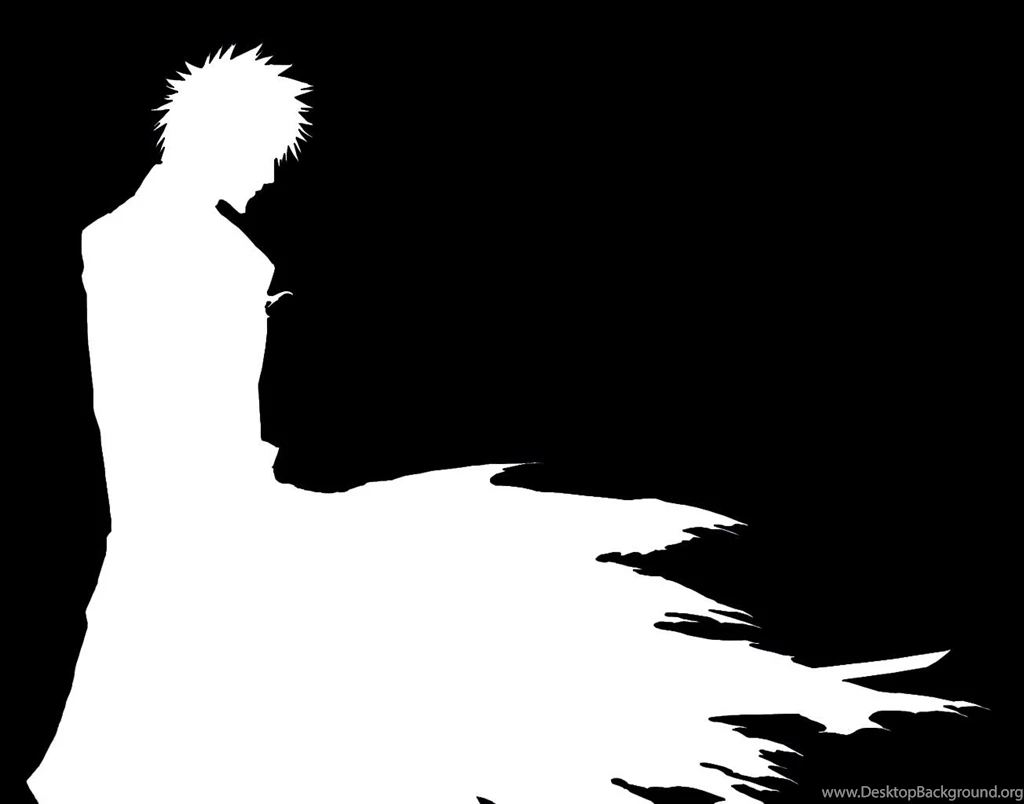 Bleach Kurosaki Ichigo Bankai Silhouettes Wallpapers (