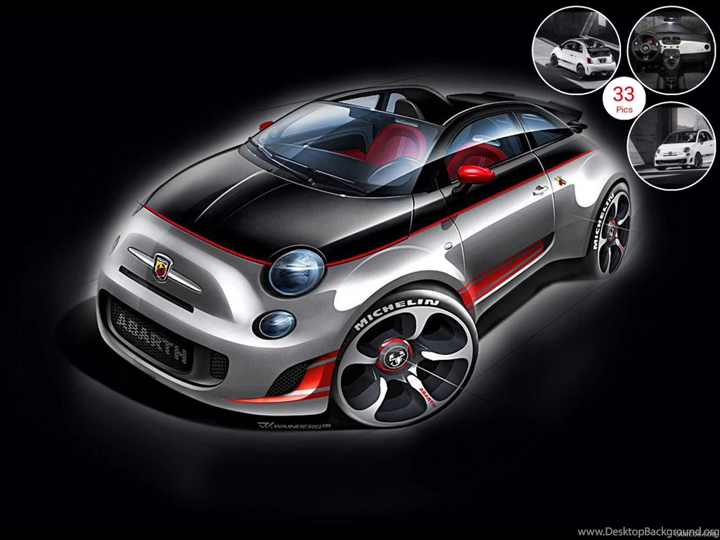 2013 Fiat 500c Abarth US Version Design Sketch