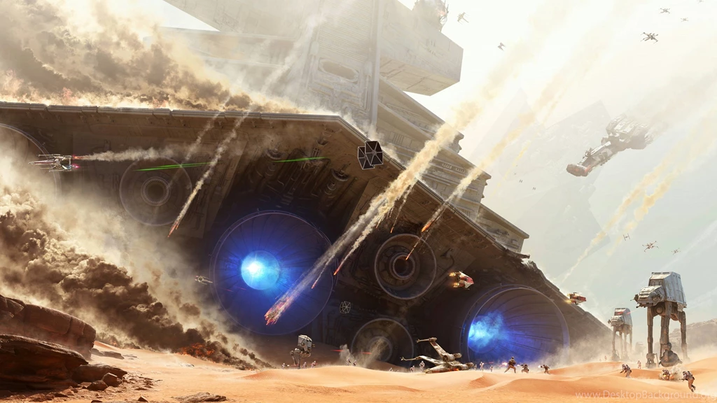 Fallen Imperial Star Destroyer[3840x2160] : Wallpapers