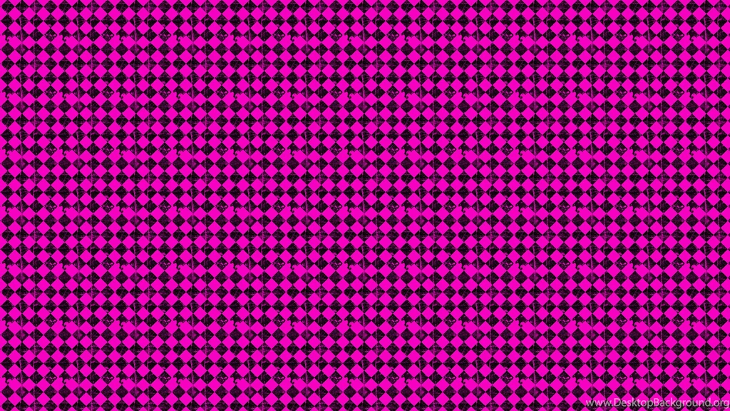 Hot Pink Grunge Checkers Desktop Wallpapers