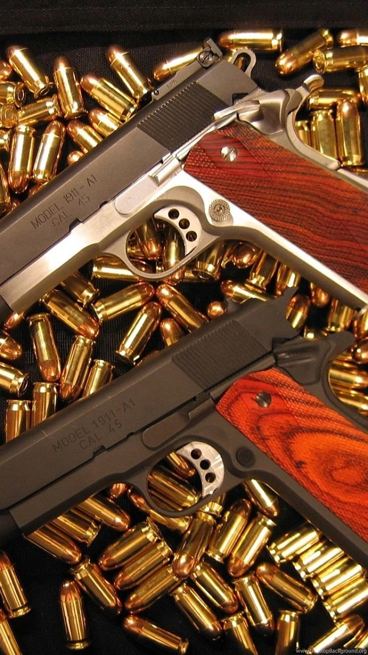 Download Wallpapers 720x1280 Pistol, Bullet, Gun, Gold Samsung ...