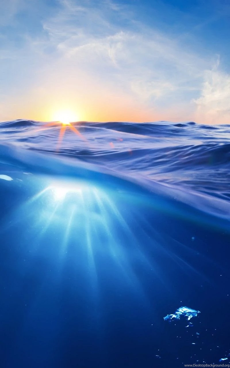 Download Sunrise Half Underwater HD Wallpapers For Kindle Fire HD ...