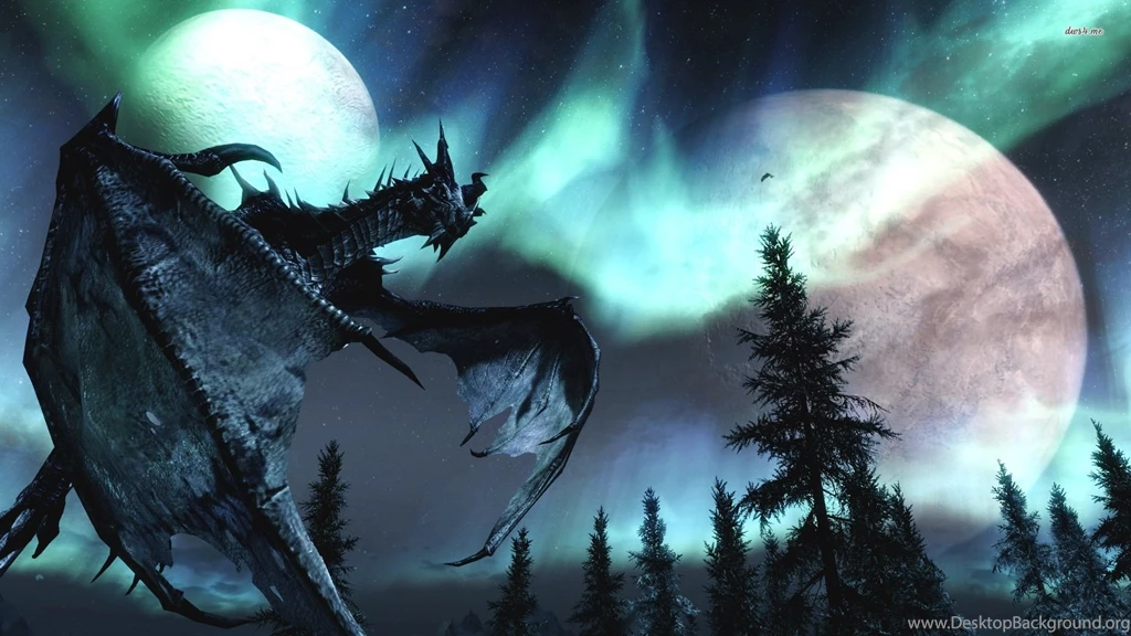 Skyrim Dragon Wallpapers For Iphone