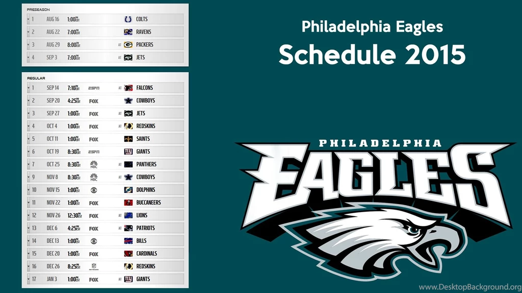 Philadelphia Eagles Schedule 2015 Wallpapers – Free Full Hd ...