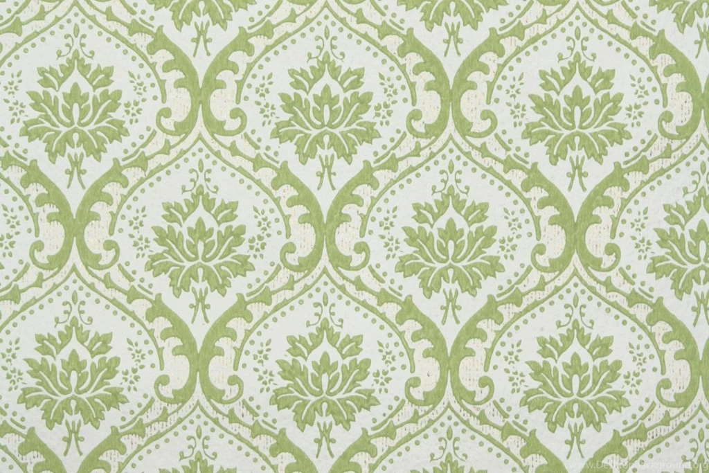1950's Vintage Wallpapers Green And White By HannahsTreasures