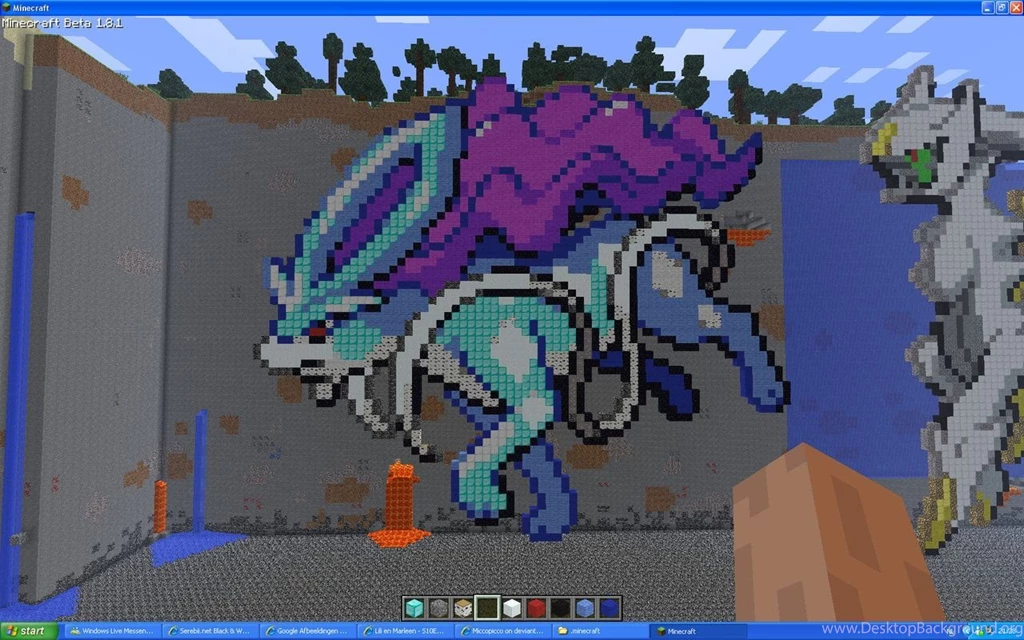 Suicune On Minecraft By Miccopicco On DeviantArt