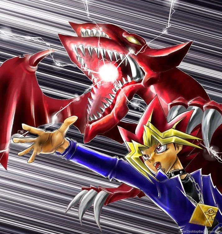 Yami Yugi And Slifer The Sky Dragon By Slifertheskydragon On ...