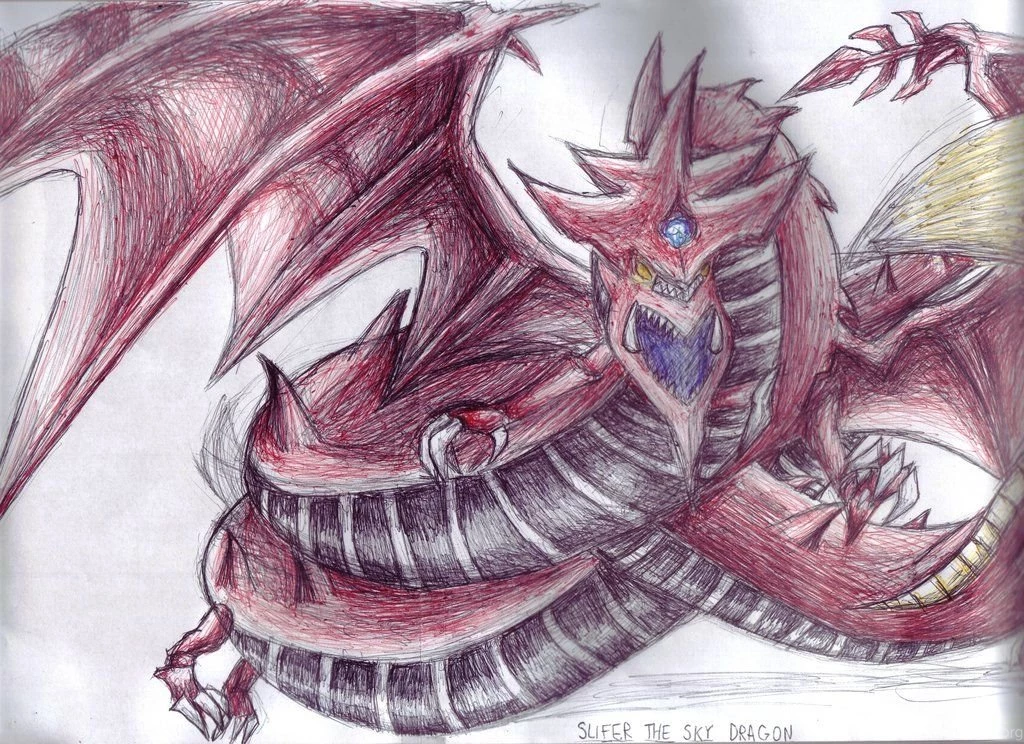 Yu Gi Oh! Slifer The Sky Dragon By HatPop On DeviantArt