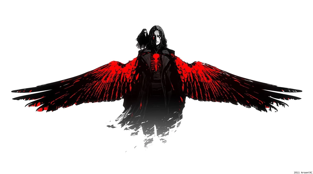 Wings Black Angel The Crow Brandon Lee Artwork