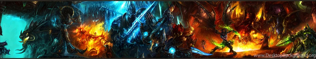 Warhammer Monitor Dual Screen Fantasy Warriors Battles Weapons ...