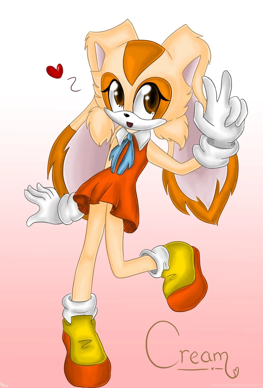 Cream The Rabbit On All 4 Sonic   DeviantArt