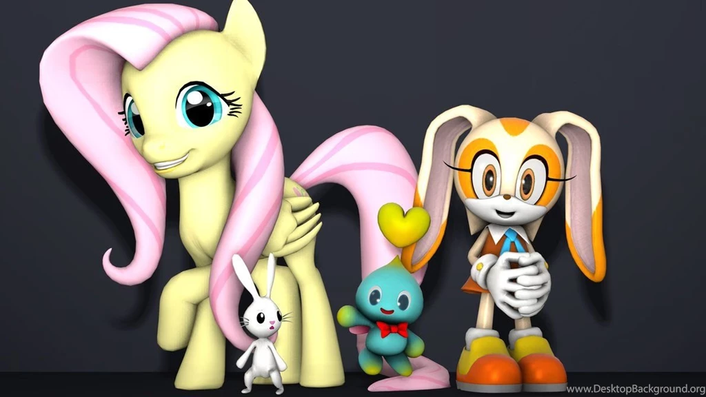 Fluttershy And Cream The Rabbit By Longsword97 On DeviantArt
