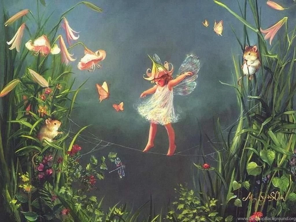 Download Fantasy Fairies Little Fairy Wallpapers 1024x768