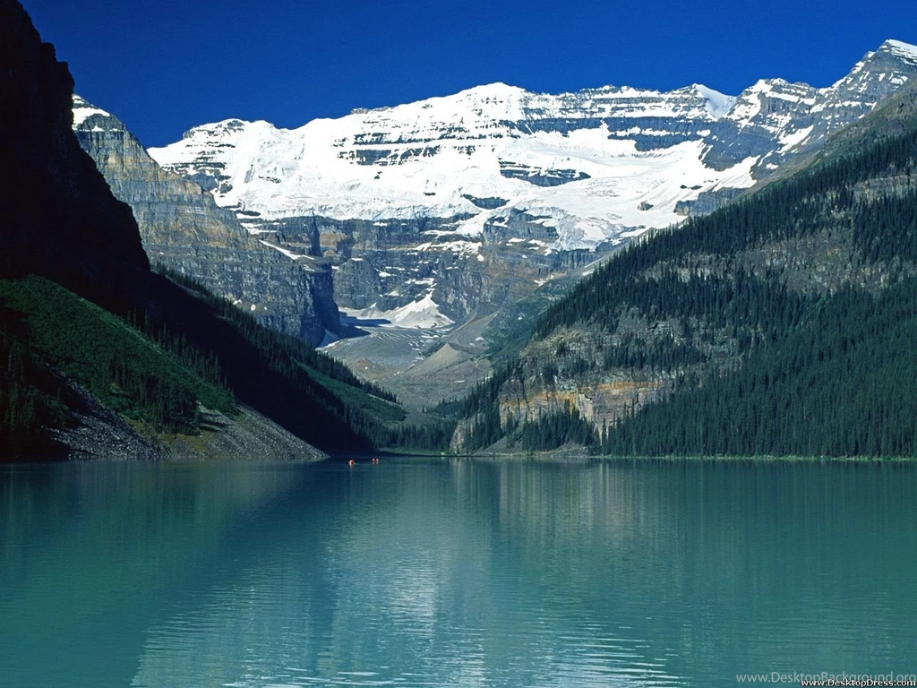 Desktop Wallpapers » Natural Backgrounds » Lake Louise, Canadian ...