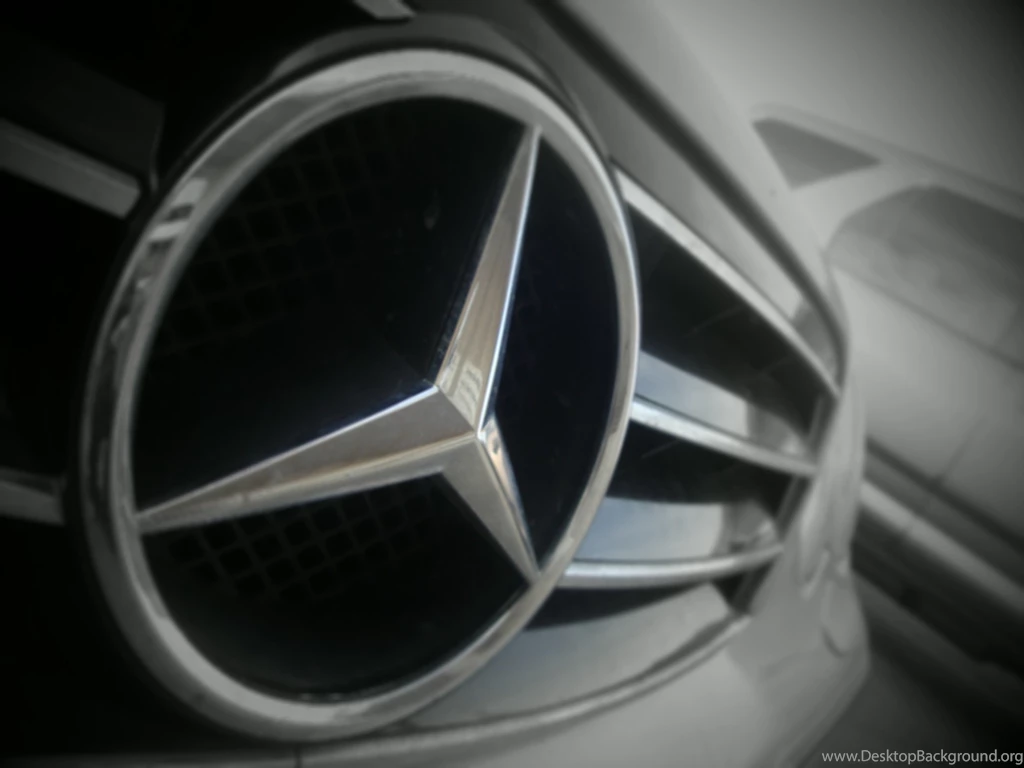 Black And White Cars Badges Mercedes Benz Wallpapers