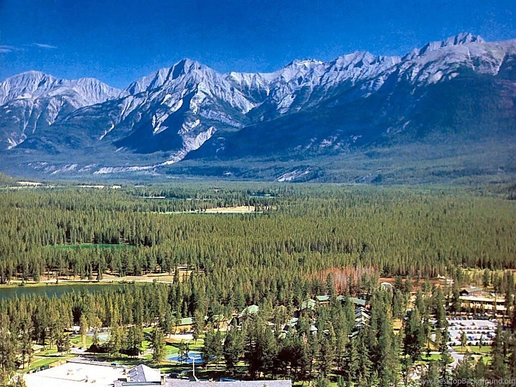 Canadian Rockies At Habasca River Valley Nature Wallpapers Image ...