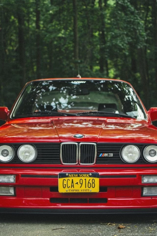Download Wallpapers 640x960 Bmw, E30, M3, Red, Tuning iPhone 4S, 4 ...
