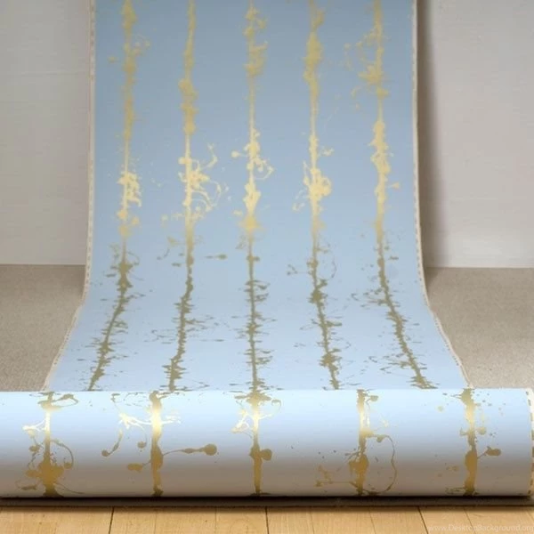 True Blue Wallpapers   Light Blue/Gold.