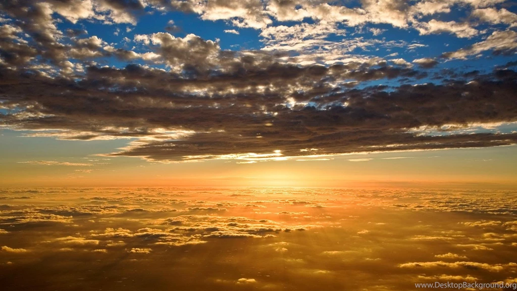 Sunset Gold Blue >> HD Wallpaper, Get It Now!