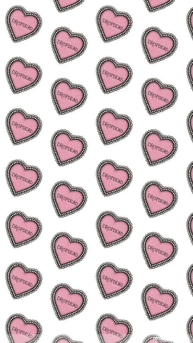 Dropdead Pretty Hearts Android Wallpapers   Love Wallpapers