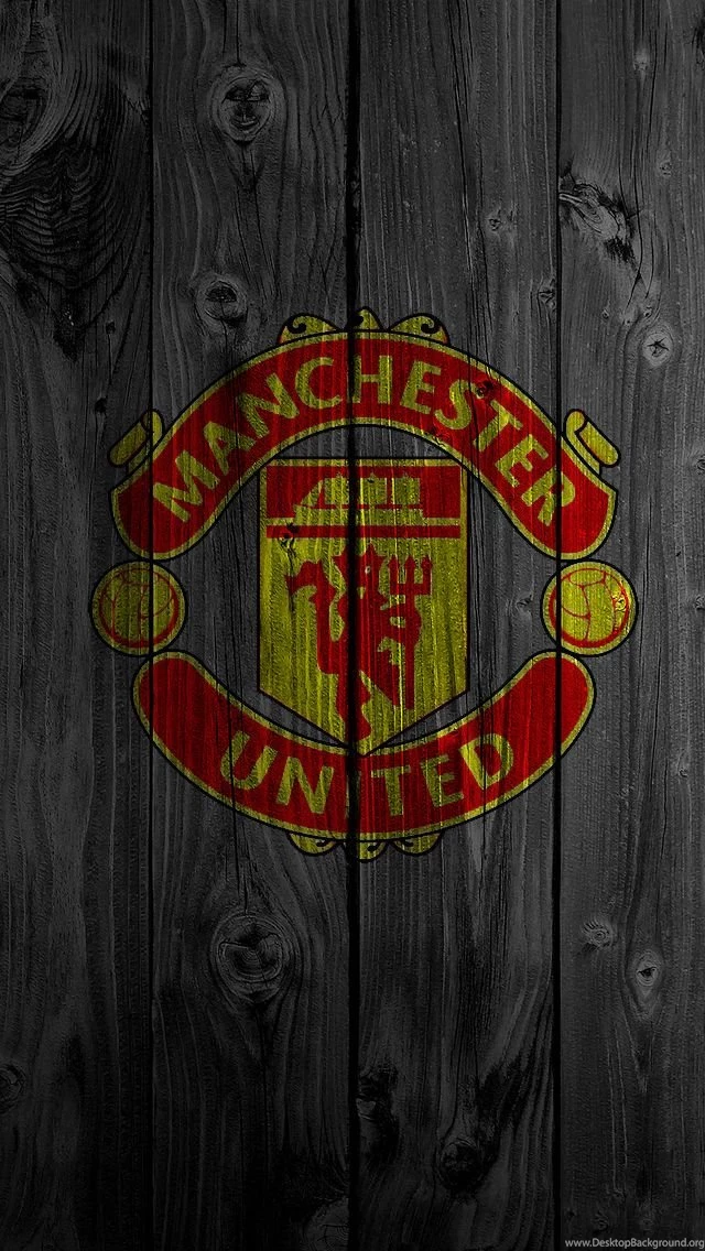 My iPhone 5 Wallpaper HD Wood ManchesterUnited.jpg