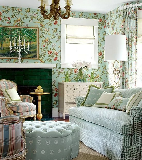 Floral Wallpapers / Paper / Traditional / Washable   GATEHOUSE ...