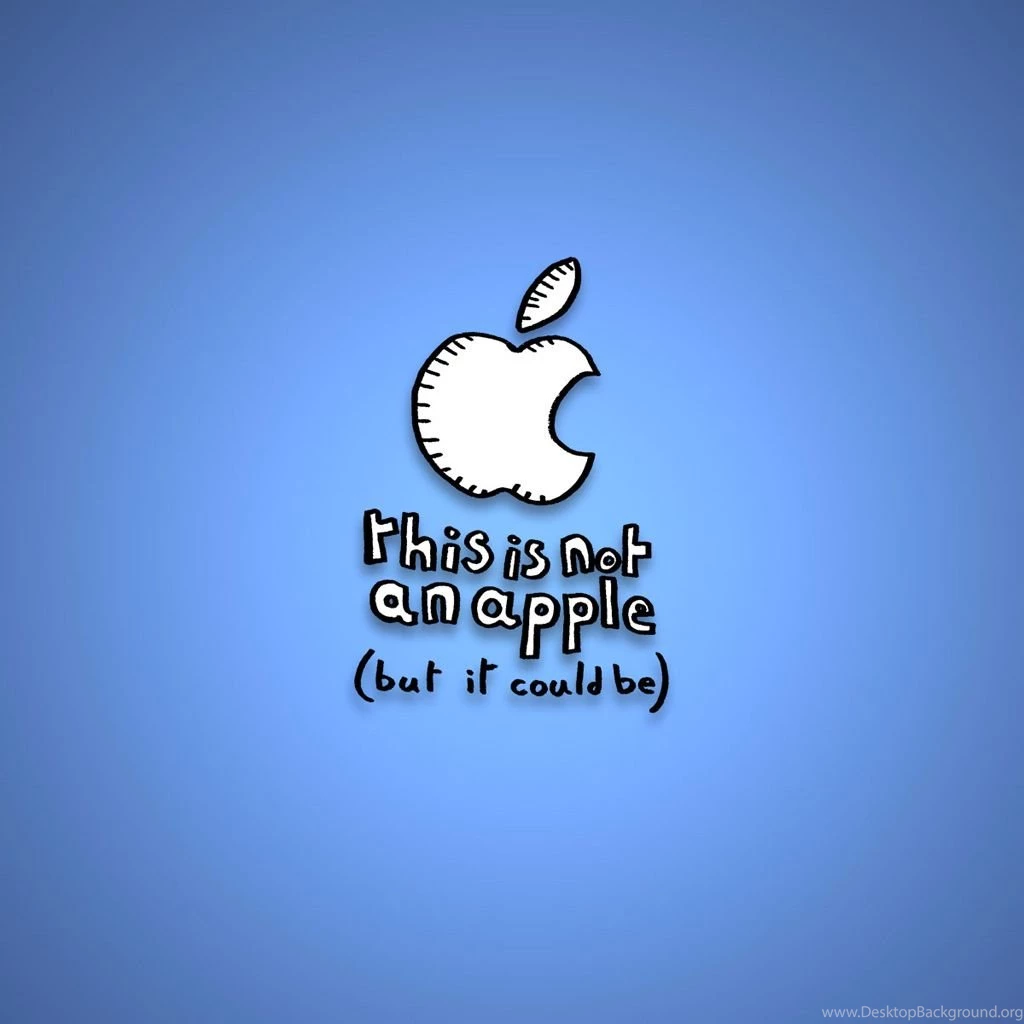 Not An Apple Logo iPad Wallpapers Download