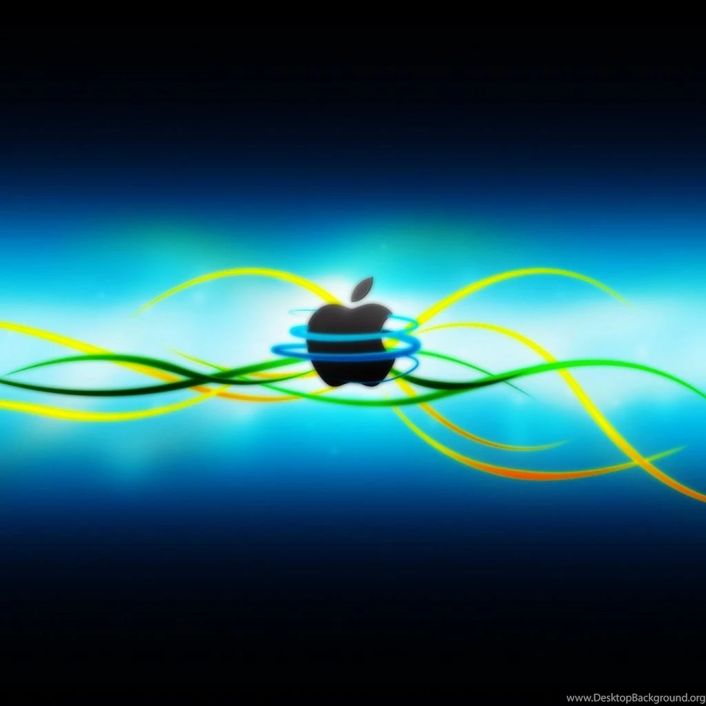 Apple Logo Lines iPad Wallpapers Download