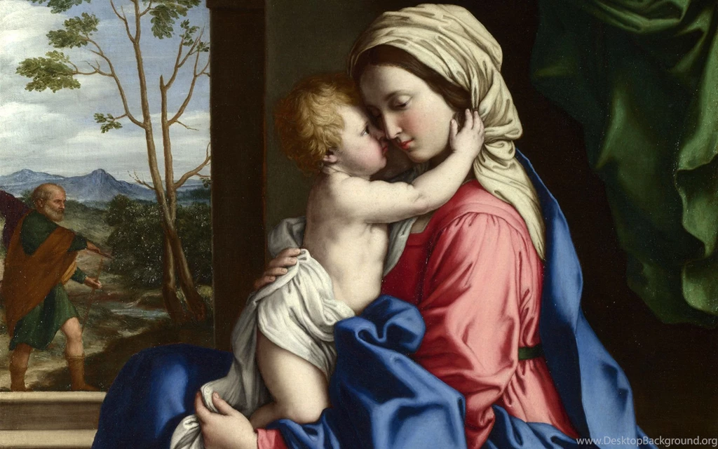 The Holy Mother Baby Jesus Catholic Religion Wallpapers